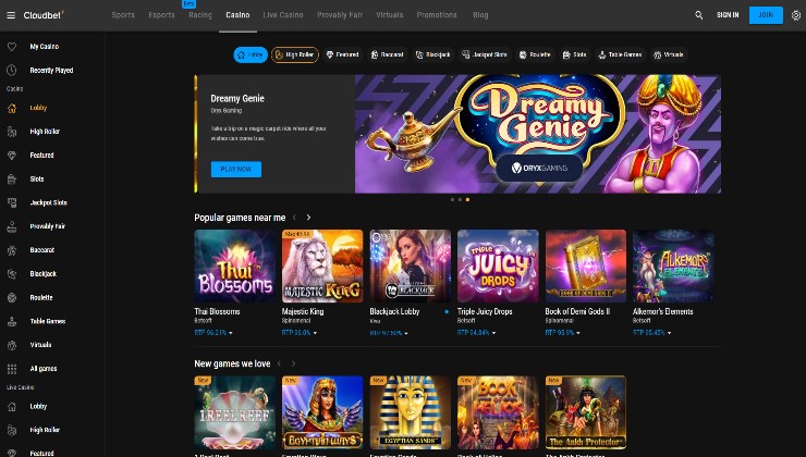 Cloudbet Bitcoin Casino