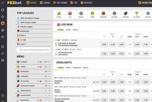 Fezbet Quebec sportsbook