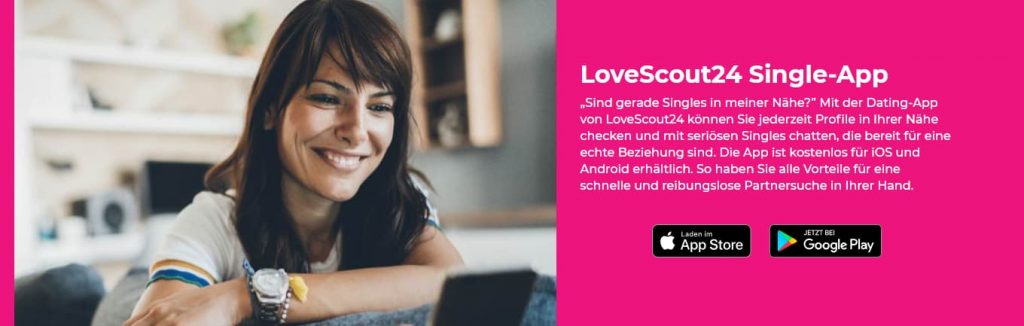 LoveScout24 App und Desktop-Version
