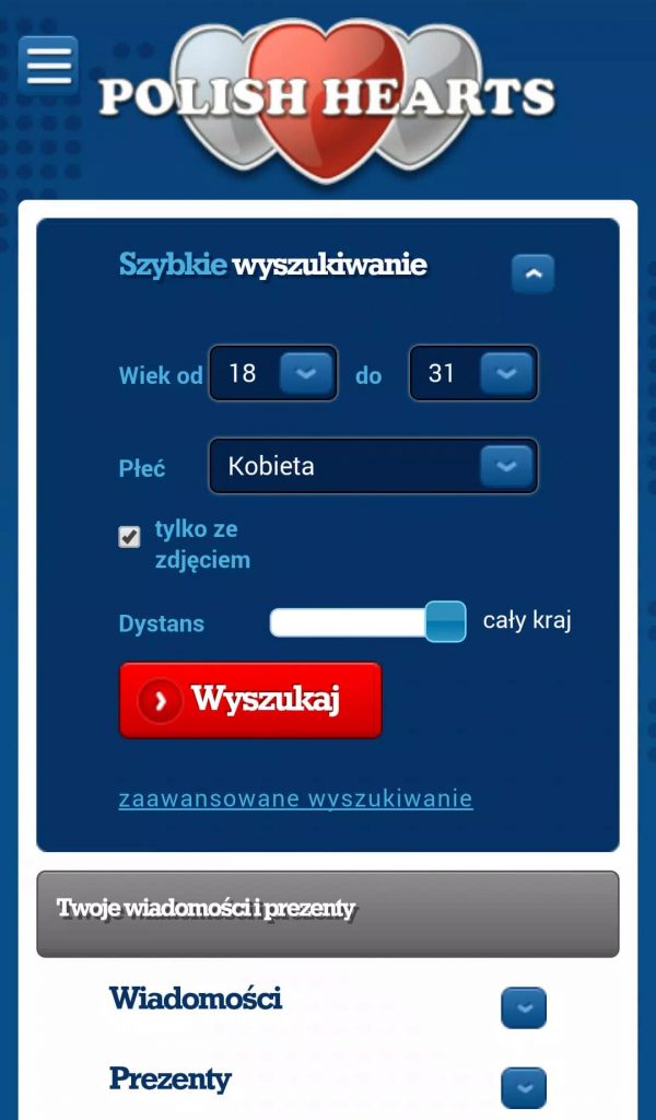 Polish hearts App