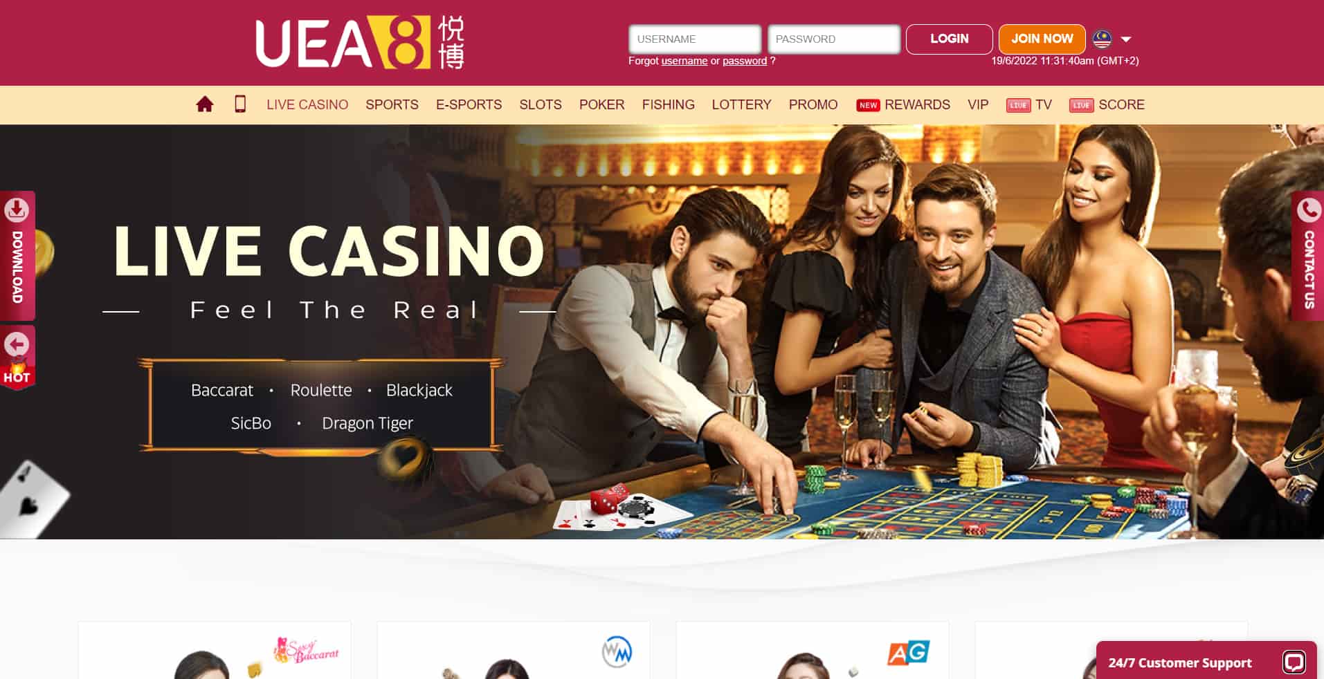 Live Casinos in Malaysia - UEA8