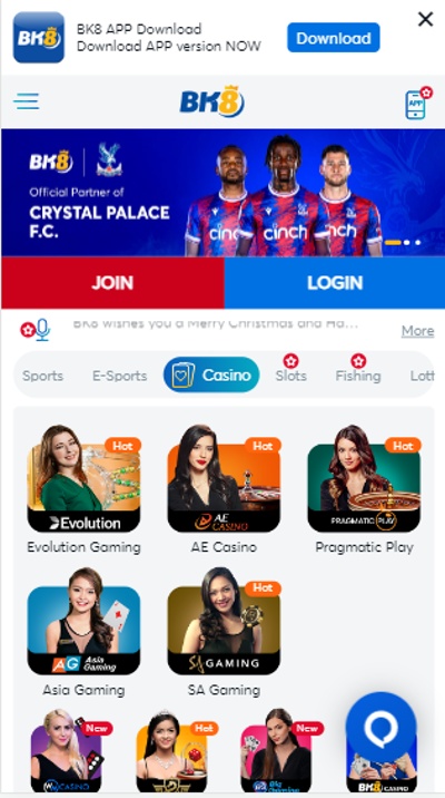 Mobile Casino App Malaysia - BK8