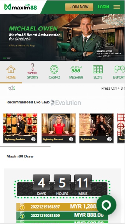 Mobile Casino App Malaysia - Maxim88