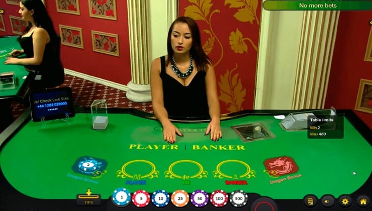 live casino baccarat