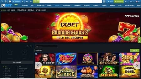 Casino Games at 1xbet Philippines