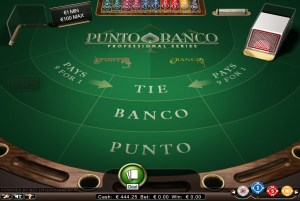 Baccarat Online Punto Banco