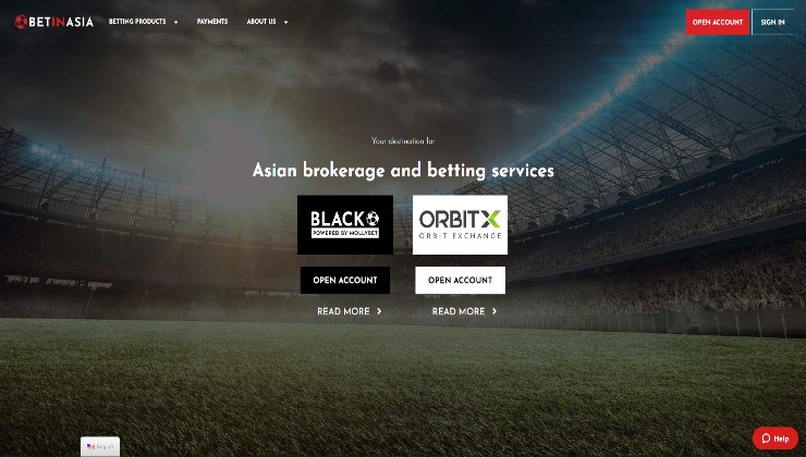Bet in Asia broker website