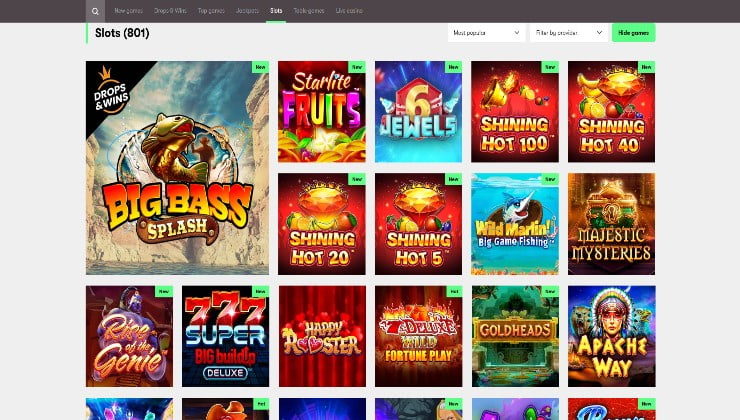10Bet online casino slots UAE