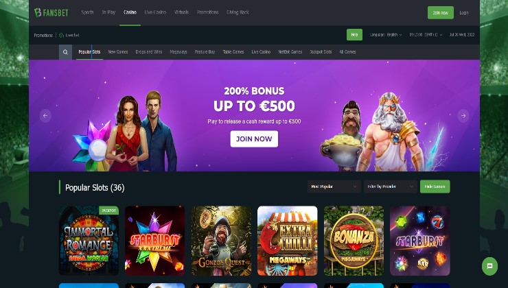 FansBet online casino slots UAE