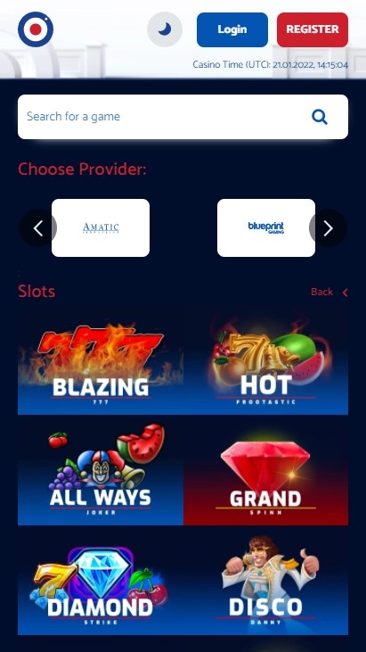 All British Casino app