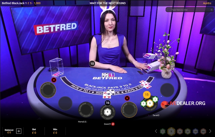 betfred live casino