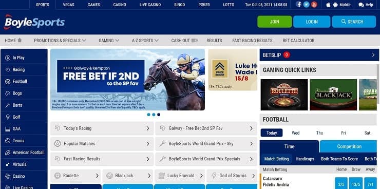 Boylesports betting