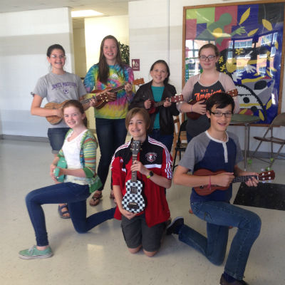 Meet the Uke Crew at Shelburne Middle School - Augusta Free Press