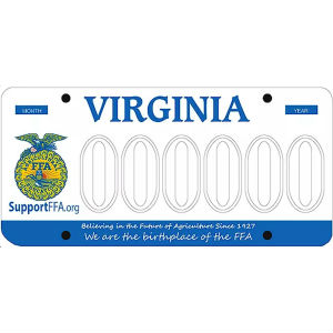 ffa license plate virginia