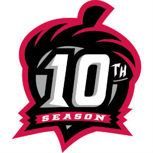 Richmond Flying Squirrels 10th season logo