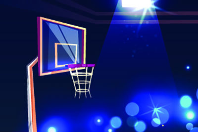 basketball hoop illustration