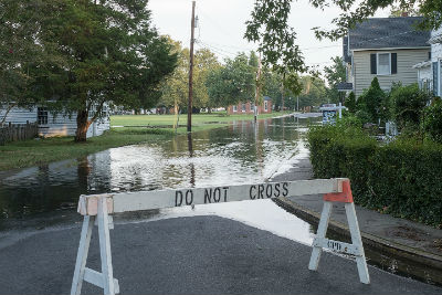 flooded street