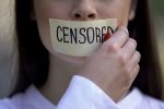 woman censored free speech