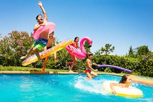 pool party kid teen swim business