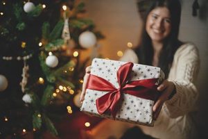 wrapped christmas gift
