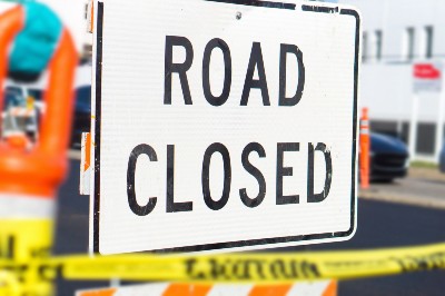 road closed