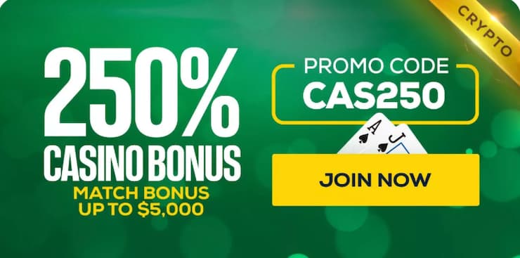 BetUS Casino Crypto First Deposit Bonus