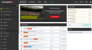 Everygame sportsbook page