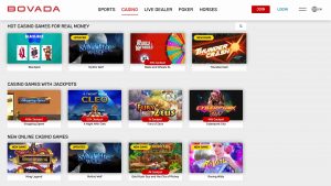 Bovada Online Casino Games