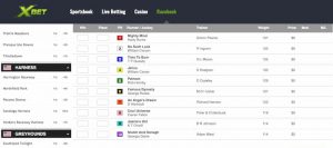 xbet horse racing