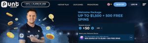 punt casino no deposit welcome bonus