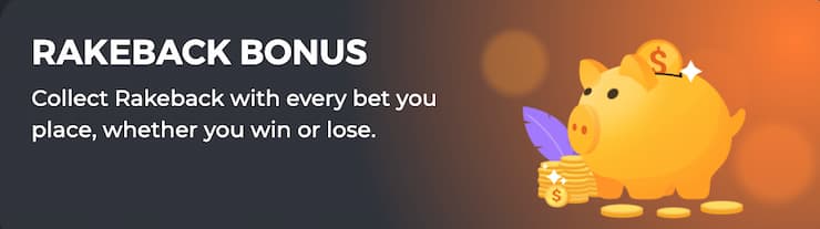 BC.Game rakeback casino welcome bonus