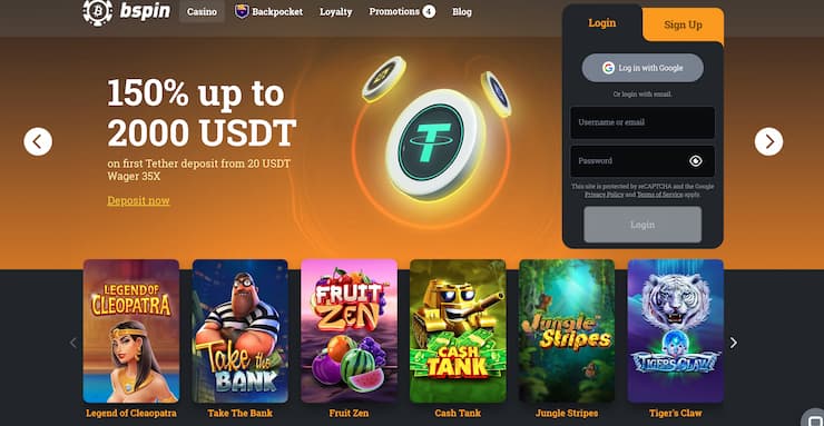 bspin casino review