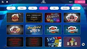 Las Atlantis Video Poker