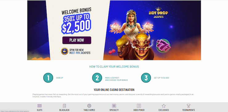 Cafe Casino Homepage
