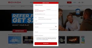 bovada account creation