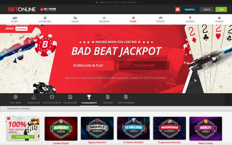 BetOnline Poker Bonus