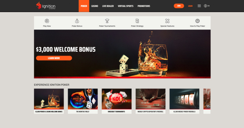 Bonuses at Ignition Casino