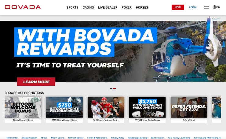 Bovada Casino Online