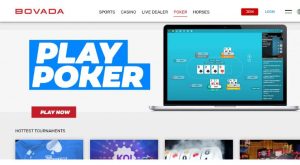 Bovada poker page