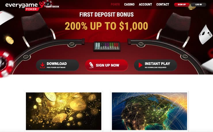 Everygame Casino Welcome Offer