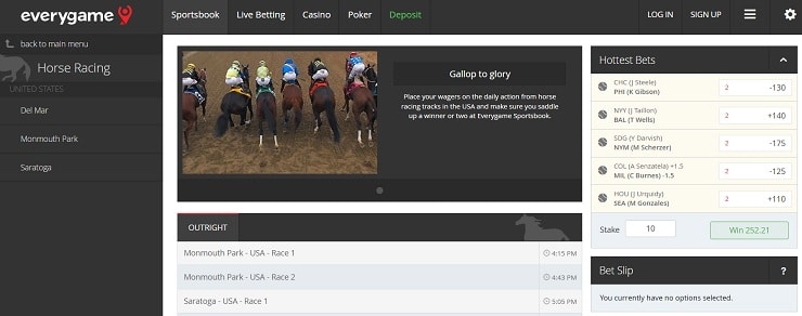 Everygame Horse Racing Betting