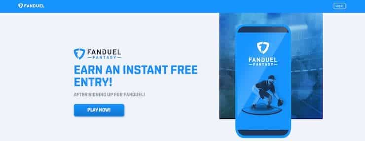 FanDuel Fantasy Homepage - One of the best fantasy apps