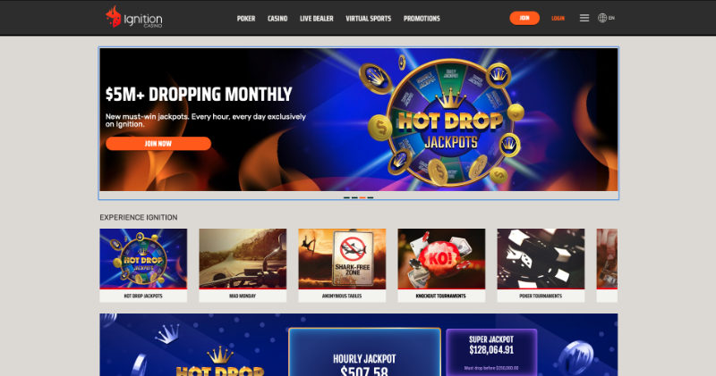 Ignition Casino Jackpots