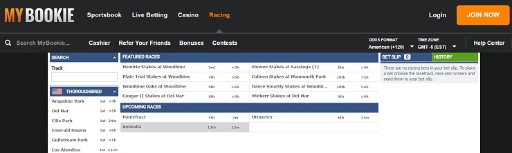 MyBookie Horse Racing Betting