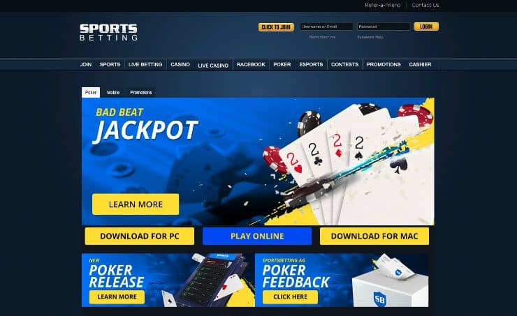 Sportsbetting.ag Poker Bonuses