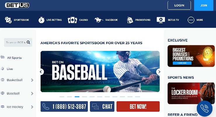 Vermont sports betting - BetUS