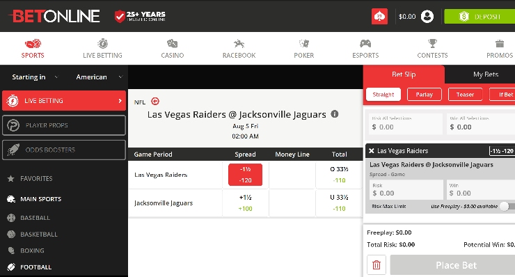 How To Open An NFL Sports Betting Account In Vermont