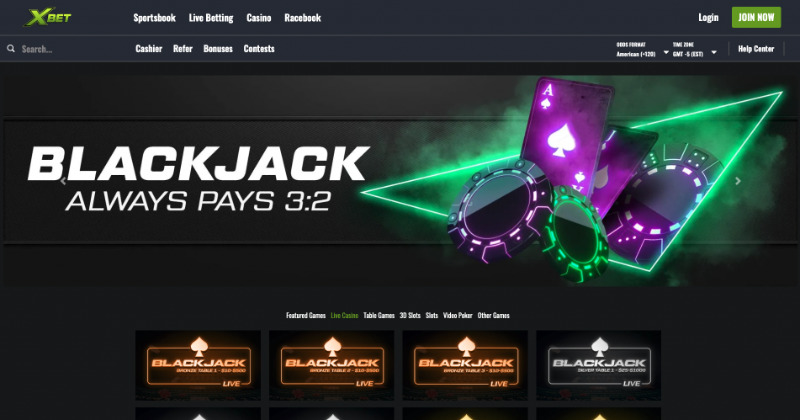 XBet Casino Online Blackjack Games