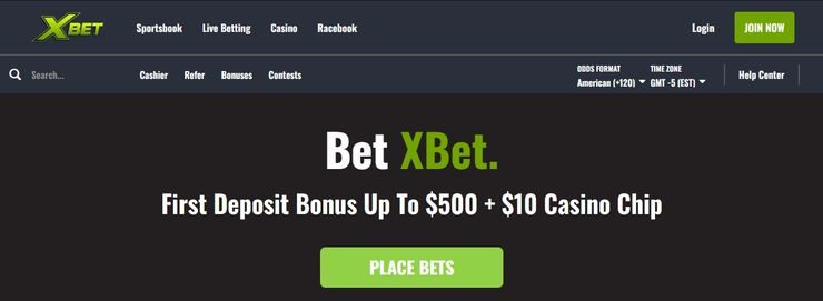 XBet homepage