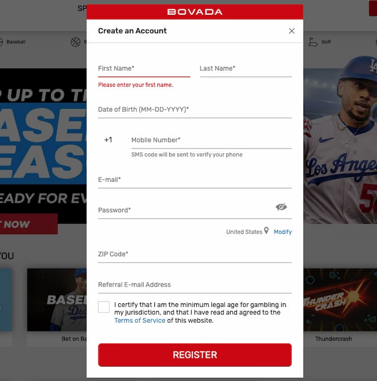 bovada poker sign up